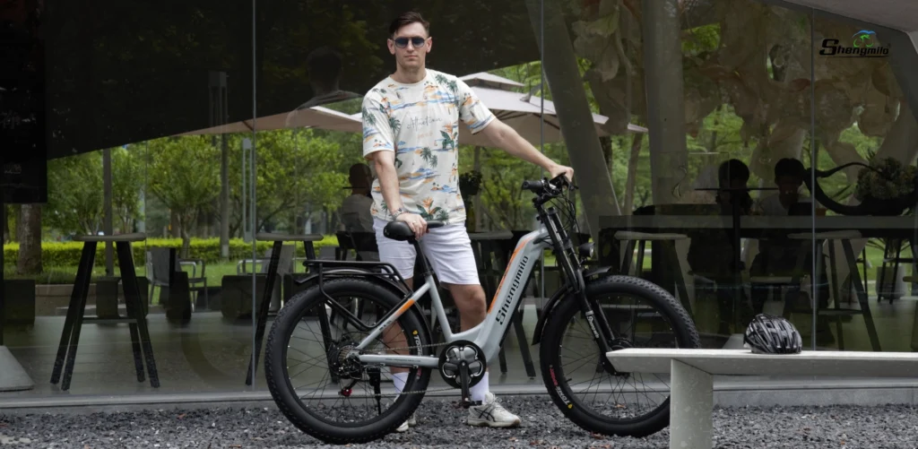 Shengmilo MX06PRO Electric Mountain Bike with dual 1000W motors and 48V 17.5Ah battery, designed for powerful performance and long-range rides.