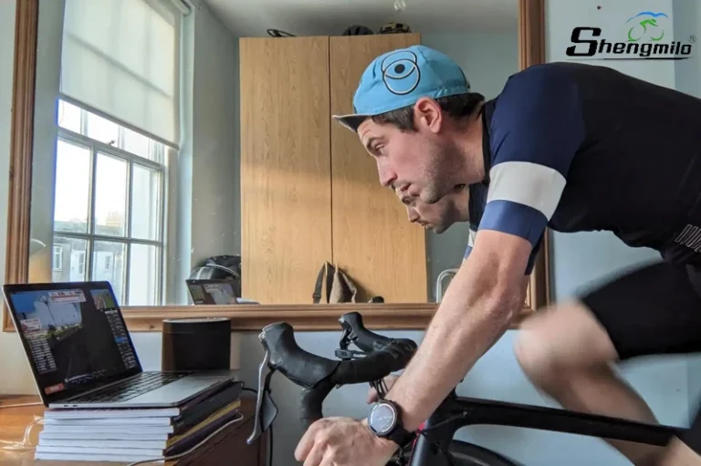 Asking for help to record or take photos of your pedaling position on the trainer with Shengmilo S600 e-bike