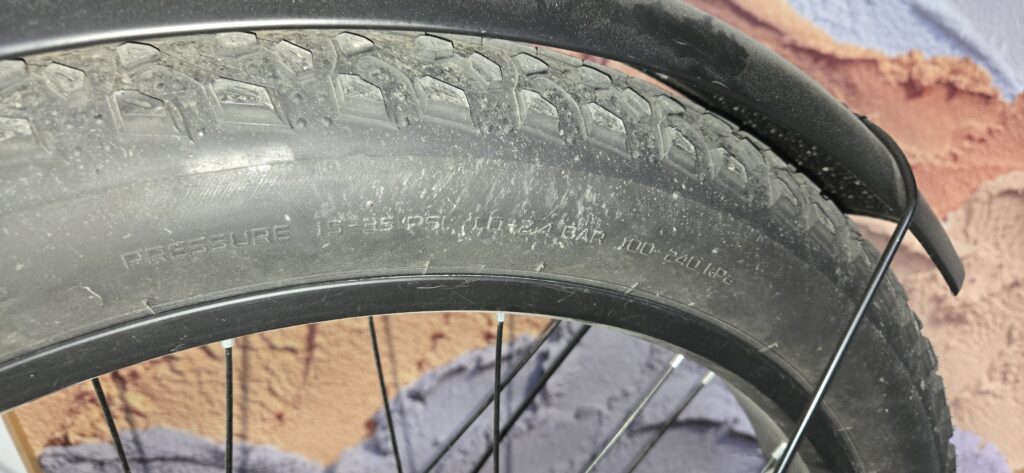 Shengmilo E-Bike recommended tire pressure